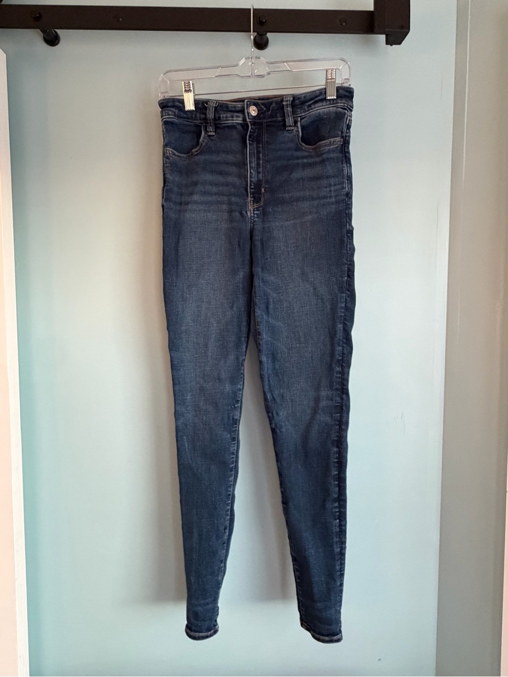 American Eagle Super High Rise Jegging Jeans Women’s 6 Long Next Level Stretch